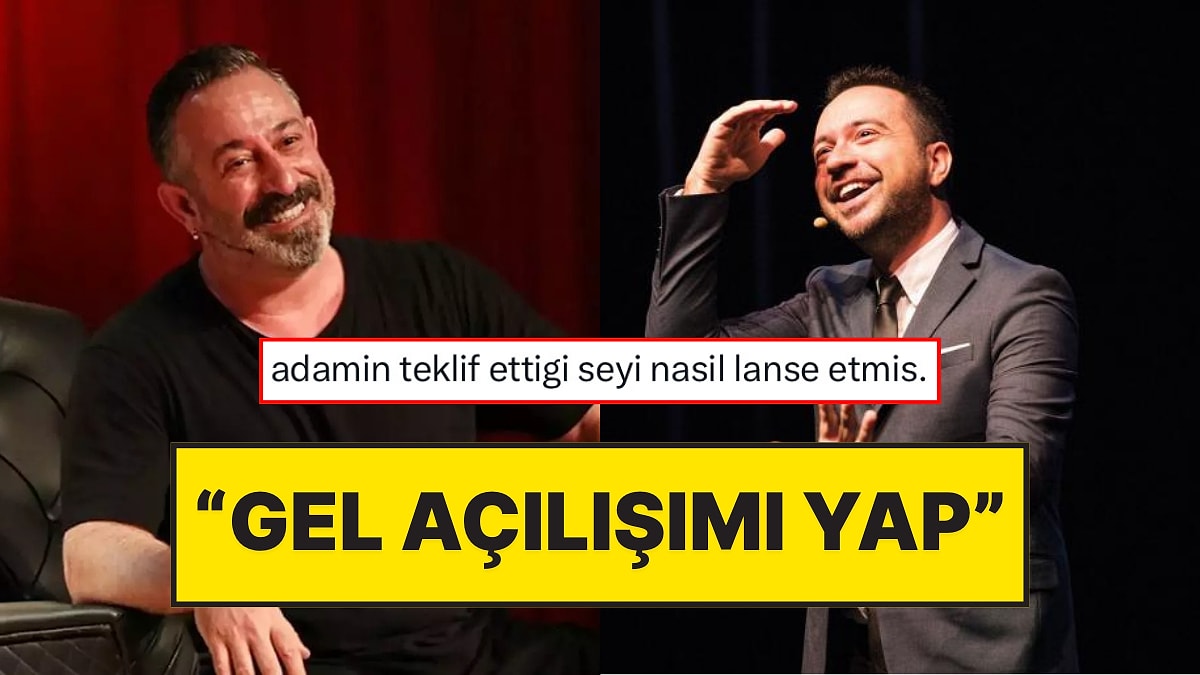 İki Komedyen Cem Yılmaz ve Kaan Sekban Arasında Sinirler Gerildi!