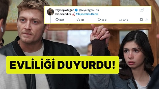 Taşacak Bu Deniz'de İso ve Fadime Evlendi, Zeynep Atılgan'dan Esprili Paylaşım Geldi