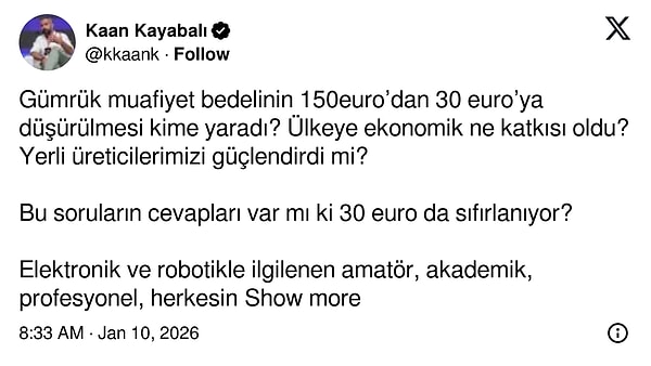 "Acil düzenleme şart!"