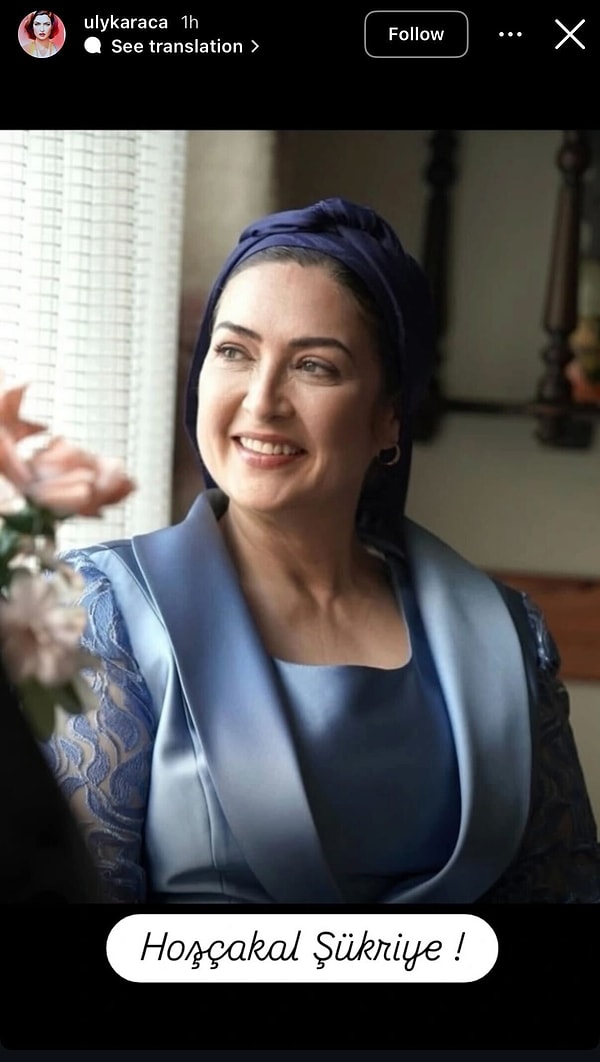 Dizide Şükriye karakterine hayat veren Ulviye Karaca, yapımdan ayrılacağını sosyal medyadan duyurdu.