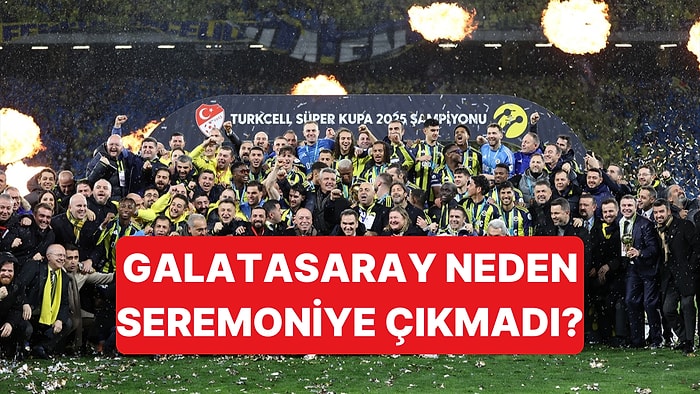 Galatasaray, Maç Sonunda Yapılan Kupa Seremonisini Protesto Etti