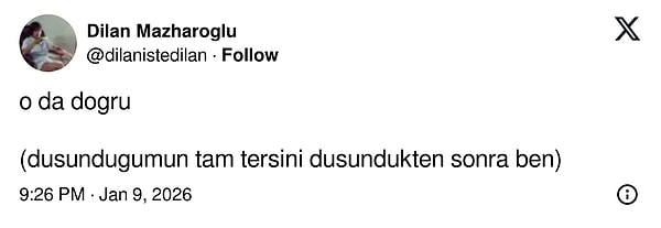 Kendinle yaşadığın o çetin tartışma.