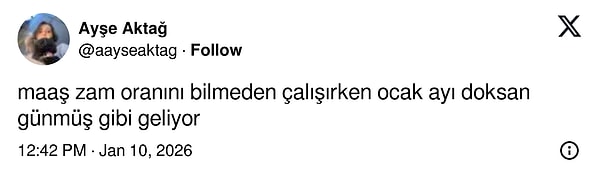 Ve hala ilk günündeyiz.