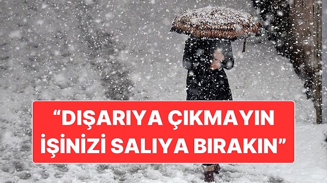 "Kar Kesin Geliyor" Diyen Meteoroloji Uzmanı Orhan Şen'den Okulları Tatil Edin Çağrısı