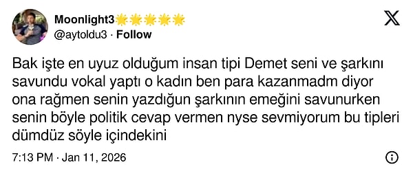 Ama işte bu “politik” tavır sosyal medyada hiç hoş karşılanmadı.