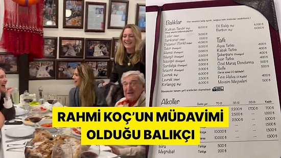 Rahmi Koç'un Torunlarıyla Gittiği Balıkçının Fiyat Listesi Ortaya Çıktı