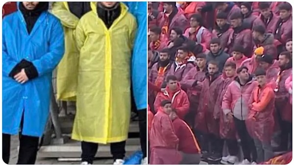 Olimpiyat'taki taraftara dağıtılan yağmurluklar en az sahadaki futbol kadar konuşulmuştu.