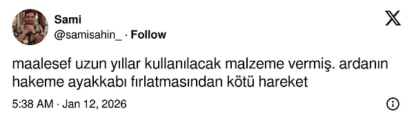 İmajı açısından talihsiz oldu.