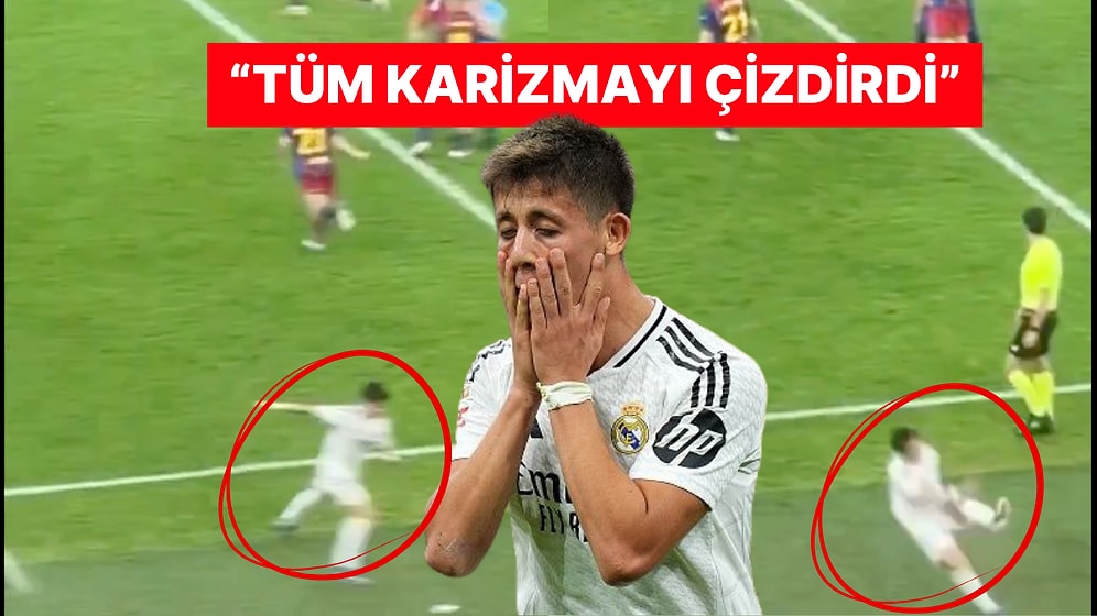 Arda Güler'in Su Şişesini Tekmelerken Kayıp Düşmesi Dünya Çapında Gündem Oldu