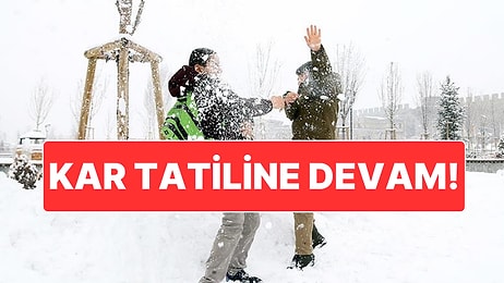 13 Ocak Salı Günü Kar Tatili Olan İller Belli Oldu