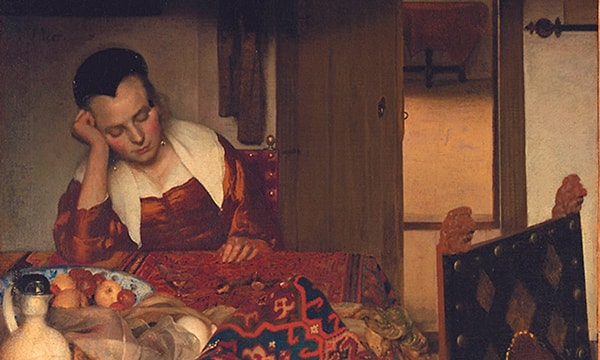 Johannes Vermeer - The Sleeping Maid