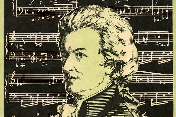 10. Ona ilham en garip yerde geliyormuş: Wolfgang Amadeus Mozart