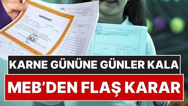 Milli Eğitim’den Ara Tatile Günler Kala Flaş Karne Kararı: Milyonlarca Öğrenciyi İlgilendiren Değişiklik