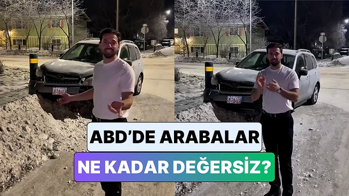 Amerika'da Yaşayan Bir Adam Ülkede Arabaların Ne Kadar Değersiz Olduğunu Gösterdi