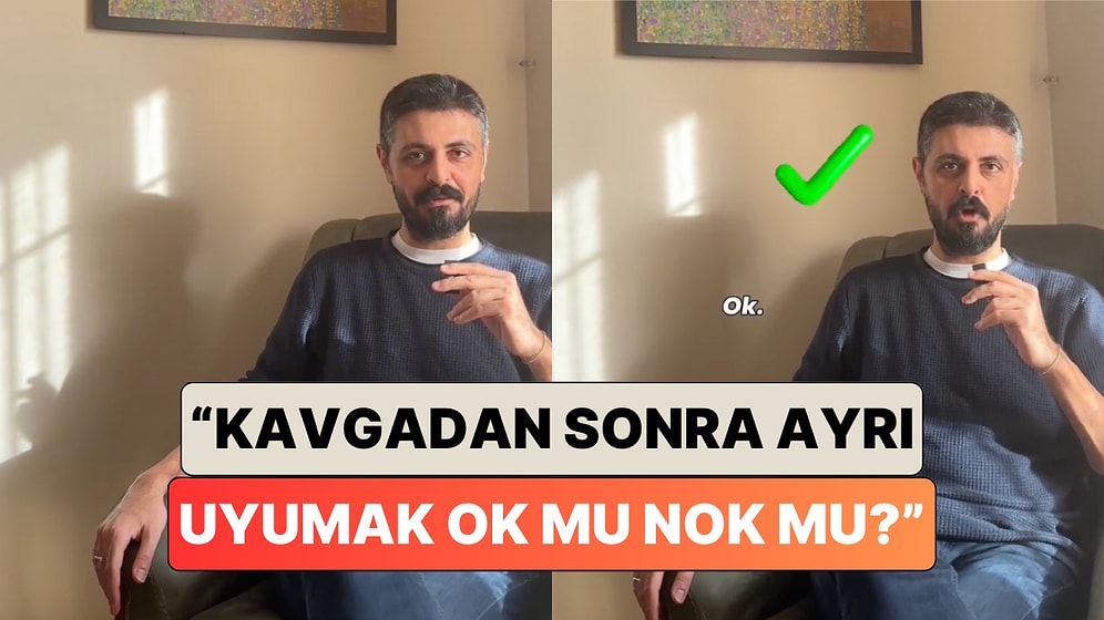 Çiftlerin "Ok mu Nok mu?" Akımına Bir Uzman Psikolog Dahil Oldu: "Kavgadan Sonra Ayrı Uyumak Ok mu Nok mu?"