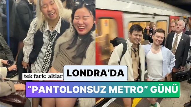 Görüntüler Gelmeye Başladı: Her Yıl Düzenlenen "Pantolonsuz Metro" Etkinliği Bu Sene de Gerçekleştirildi