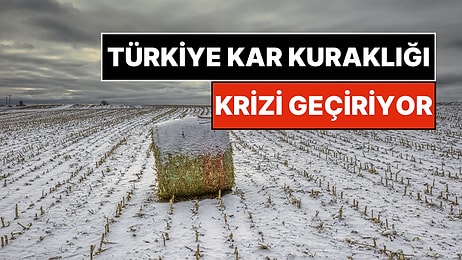 Türkiye Kar Kuraklığı Krizi Geçiriyor: "Kar Yağınca Seviniyoruz Ama Bizim İçin Tehlikeli"