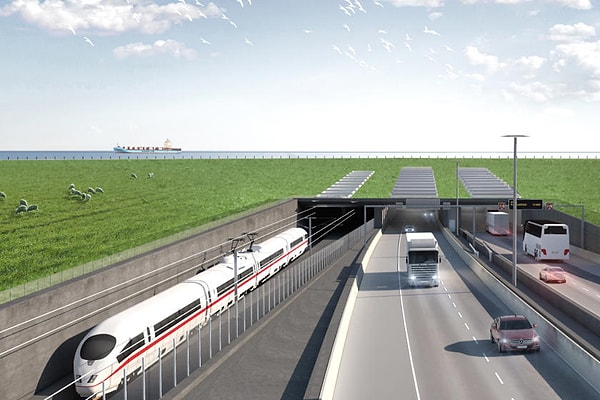 Klasik tünel açma yöntemlerinin aksine, Fehmarn Belt "batırma tünel" teknolojisiyle inşa ediliyor.