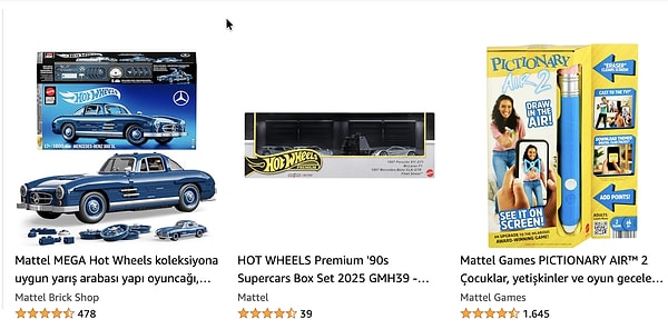 Sevilen Mattel markalı oyuncaklarda sepette %15’e varan indirim fırsatı!