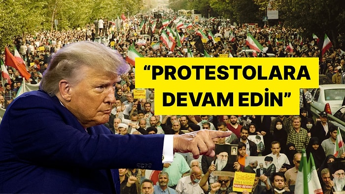 Trump İranlı Protestoculara Göndereceği Yardımın Yolda Olduğunu Açıkladı