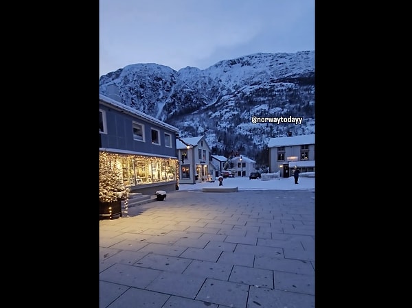 Norveç'te çok sıradan, basit bir sistem.