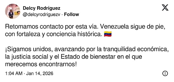 ABD’nin Venezuela’da düzenlediği askeri operasyon sonrasında ülkede 17 aydır kapalı olan X (Twitter) yeniden açıldı.