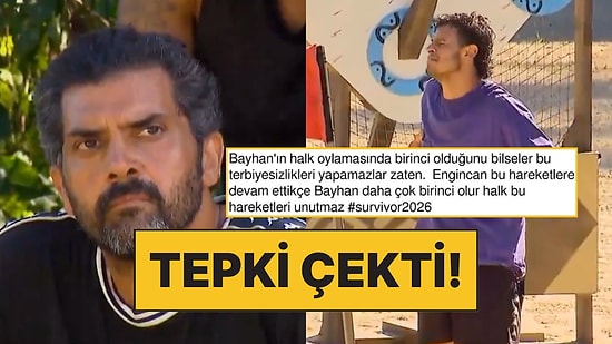 Survivor'da Engincan'ın Bayhan'ı Taklit Ederek Dalga Geçmesi Tepki Çekti