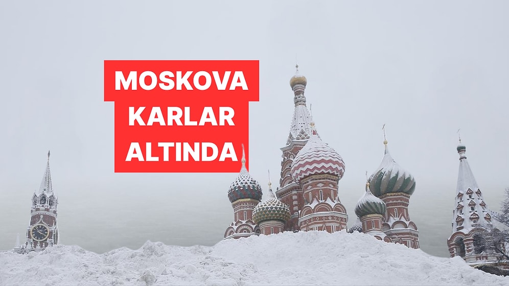 Kar Hayatı Felç Etti! Moskova Son 146 Yılının En Sert Kış Ayını Geçiriyor