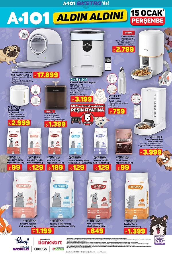 Neutron Kameralı Akıllı Evcil Hayvan Mama Kabı 3.199 TL