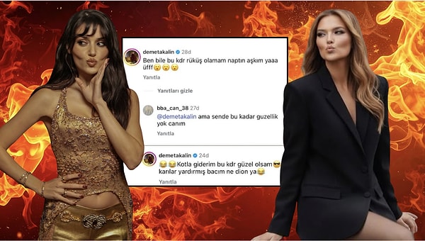 Demet Akalın’ın Erçel’in kırmızı halı kombini için yaptığı sert eleştiri sosyal medyada gündem oldu.