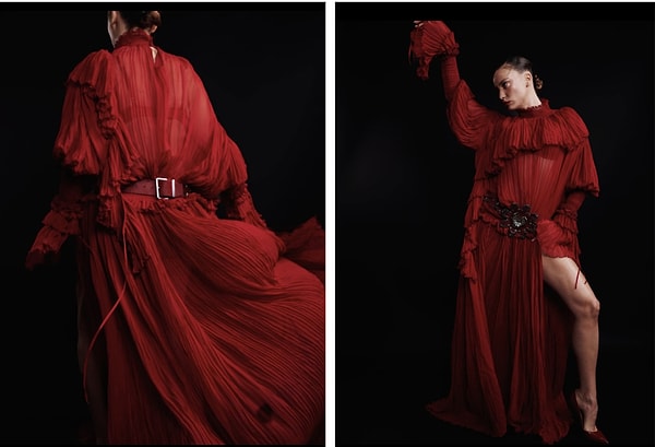 Serenay Sarıkaya, Elle Style Awards 2026 gecesinde yalnızca şıklığıyla değil, gecenin akışına damga vuran detaylarla da magazin gündeminin merkezine yerleşti.