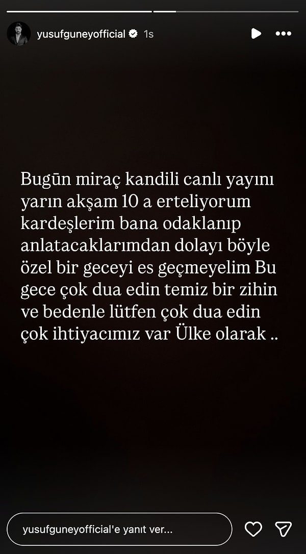 Geçtiğimiz saatlerde ise sosyal medya hesabından yaptığı paylaşımla dikkatleri üzerine çekti.
