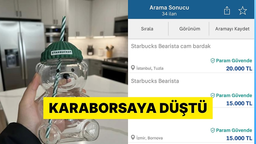 Starbucks'ın Özel Seri Bardakları İlan Sitelerinde 20 Bin Liradan Satışa Çıktı