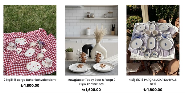 Güne estetik bir başlangıç yapmanızı sağlayacak en şık kahvaltı takımları.