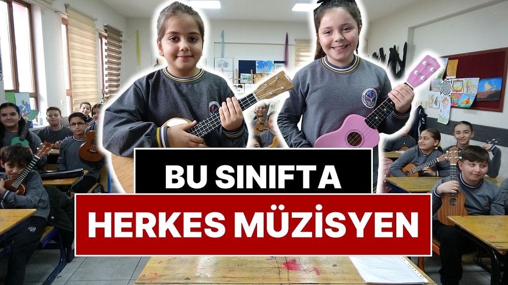 Sosyal Medyada Gündem Oldu: Bu Sınıfta Tüm Öğrenciler Enstrüman Çalıyor