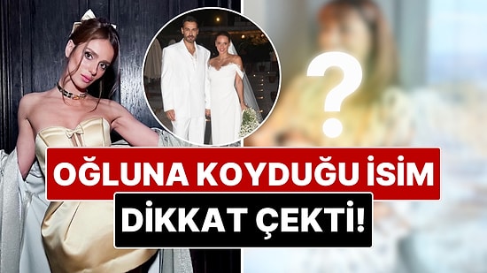 Oyuncu Bestemsu Özdemir Oğlunu Kucağına Aldı, Bebeğin İsmi Dikkat Çekti!