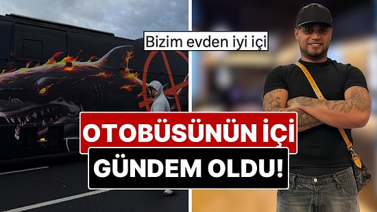 Lvbel C5'in Turne Otobüsünün İç Dekorasyonu Gündem Oldu