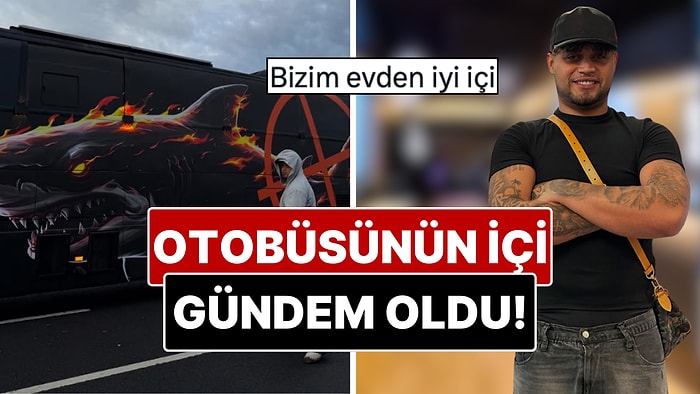 Lvbel C5'in Turne Otobüsünün İç Dekorasyonu Gündem Oldu