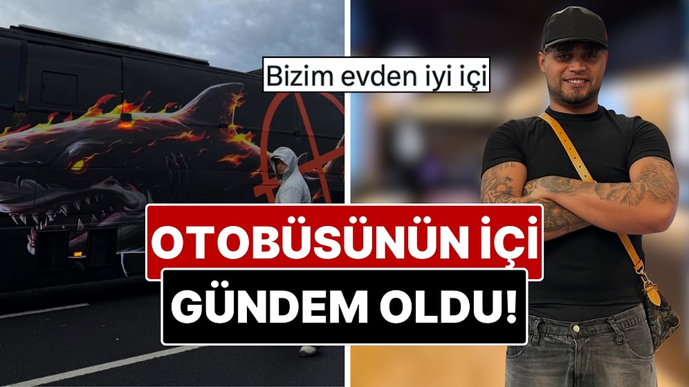 Lvbel C5'in Turne Otobüsünün İç Dekorasyonu Gündem Oldu