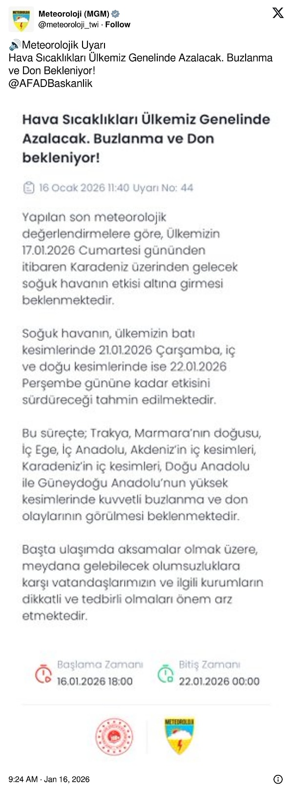 Meteoroloji tarih verdi: Hava soğuyacak mı?