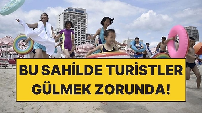 Bu Sahilde Turistler Mutlu Olmak Zorunda! Kuzey Kore’nin Yasaklarla Dolu Sahili