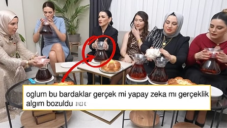 Gelin Evi'nde Dev Bardaklarda Sunum Yapan Kadın Gerçeklik Algımızı Altüst Etti!