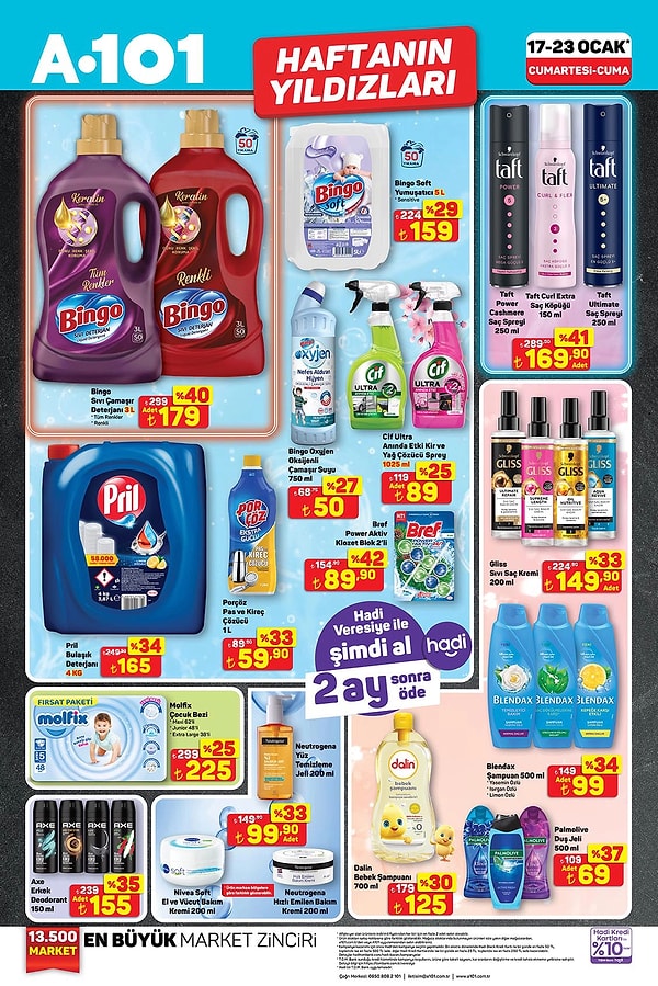 Bingo Sıvı Çamaşır Deterjanı 3 Litre 179 TL