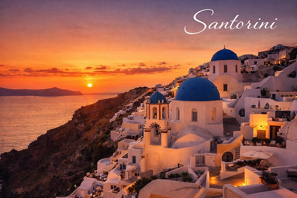 2. SANTORINI – Felaketten Sonra Güzelleşenler (Yunanistan)