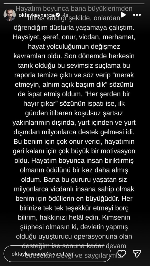 İşte Oktay Kaynarca'nın açıklaması: