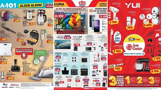 İndirim Günleri Başlıyor! 17 - 23 Ocak Haftasında A101 ve BİM Aktüel Ürünler Listesinde Ne Var?