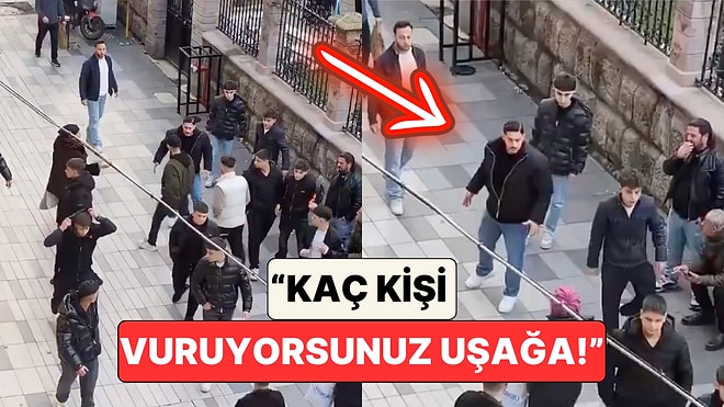 Trabzon'da Bir Adam Tek Başına Bir Gence Saldırmaya Çalışan Gruba Engel Oldu