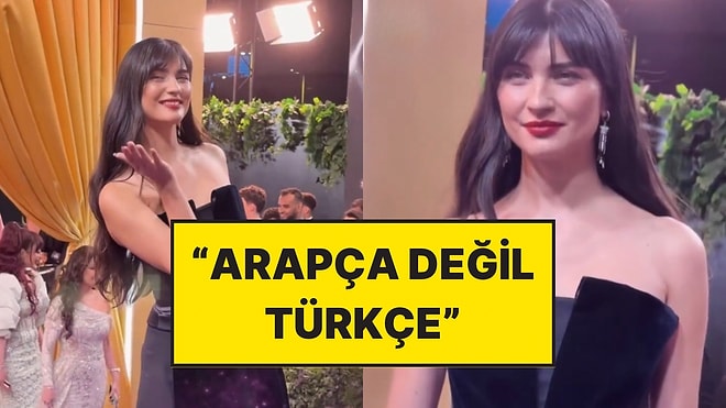 Tuba Büyüküstün Joy Awards Sunucusunun Türkçe Arapça Karışıklığını Düzeltti