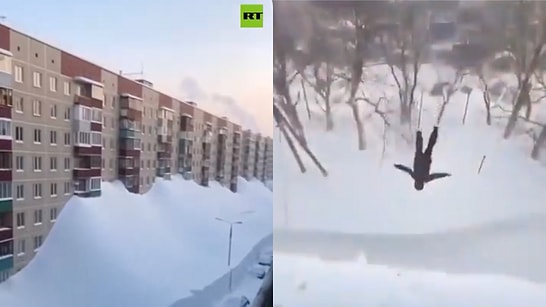 Snowfall In Kamchatka Reached The 4Th Floor: A Man Jumped From A Window Into The Snow
