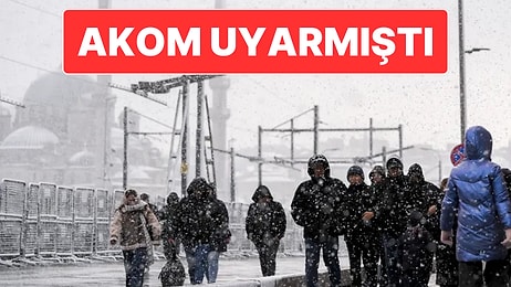 İstanbul’da Dün Akşam Saatlerinde Başlayan Kar Yağışı Bugün de Etkisini Sürdürecek